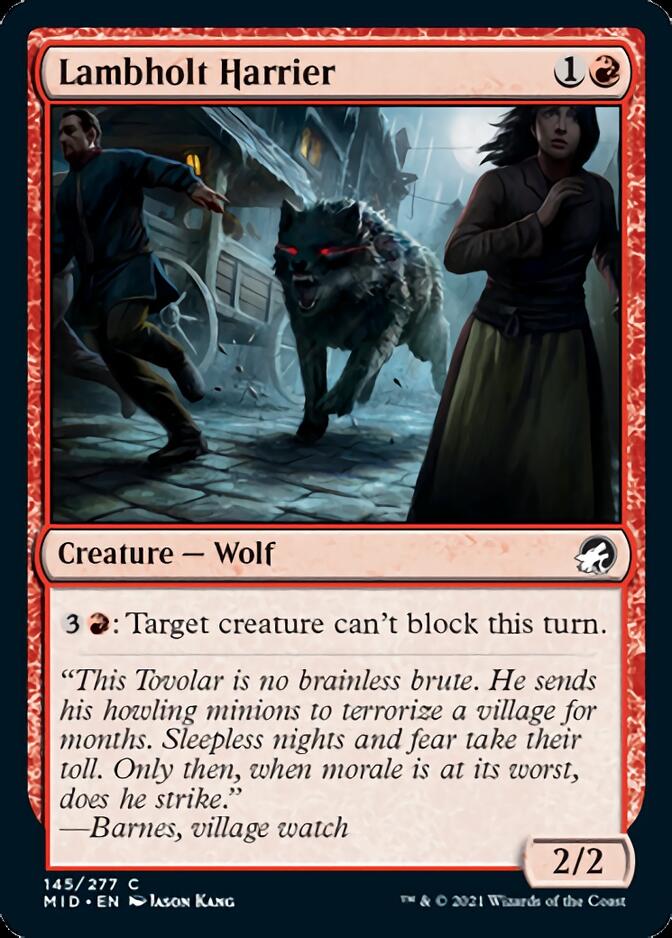 Lambholt Harrier [Innistrad: Midnight Hunt] | I Want That Stuff Brandon