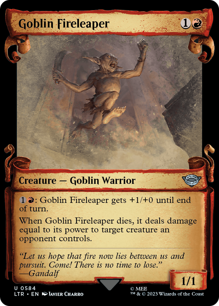 Goblin Fireleaper [The Lord of the Rings: Tales of Middle-Earth Showcase Scrolls] | I Want That Stuff Brandon