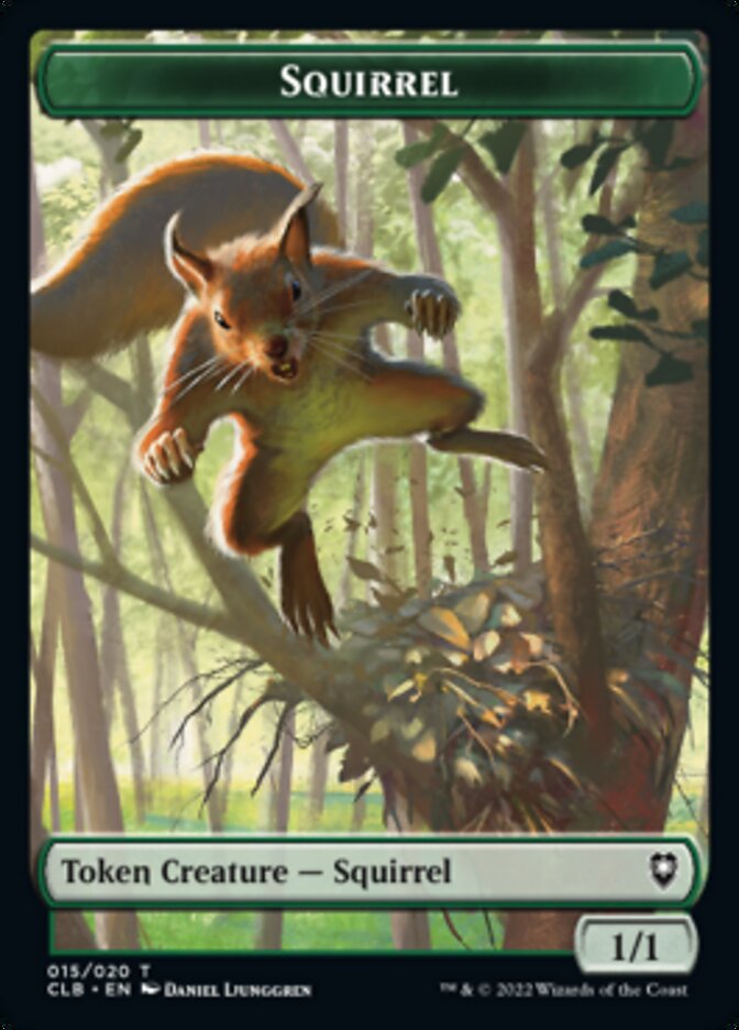 Squirrel Token [Commander Legends: Battle for Baldur's Gate Tokens] | I Want That Stuff Brandon