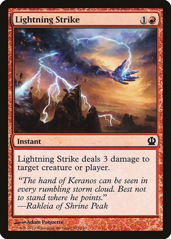 Lightning Strike [Theros] | I Want That Stuff Brandon