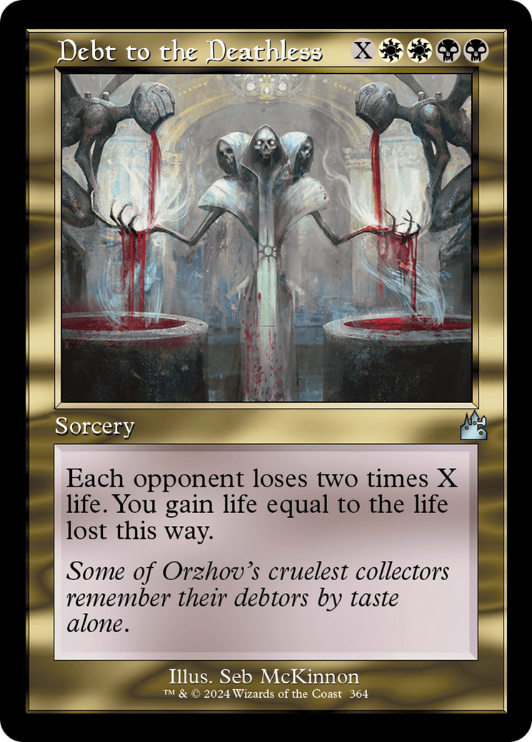 Debt to the Deathless (Retro Frame) [Ravnica Remastered] | I Want That Stuff Brandon