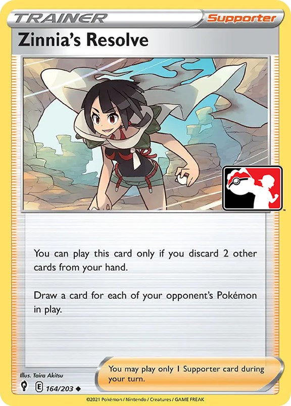 Zinnia's Resolve (164/203) [Prize Pack Series One] | I Want That Stuff Brandon