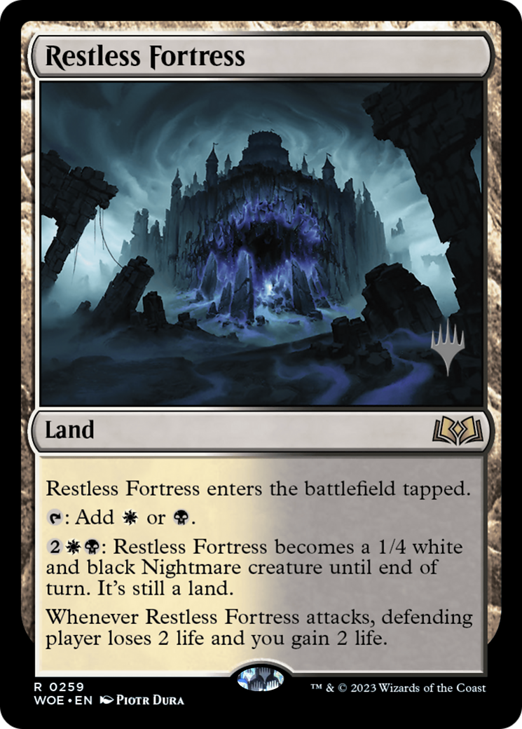 Restless Fortress (Promo Pack) [Wilds of Eldraine Promos] | I Want That Stuff Brandon