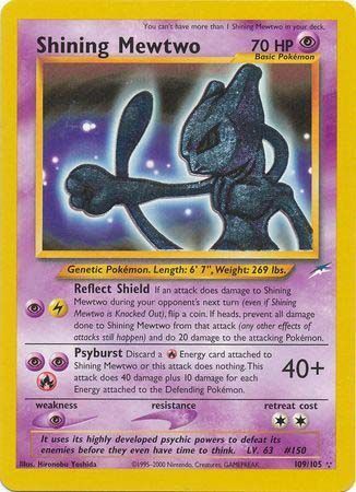 Shining Mewtwo (109/105) [Neo Destiny Unlimited] | I Want That Stuff Brandon