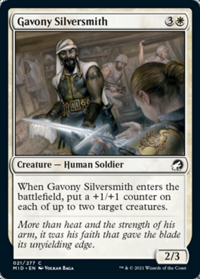 Gavony Silversmith [Innistrad: Midnight Hunt] | I Want That Stuff Brandon