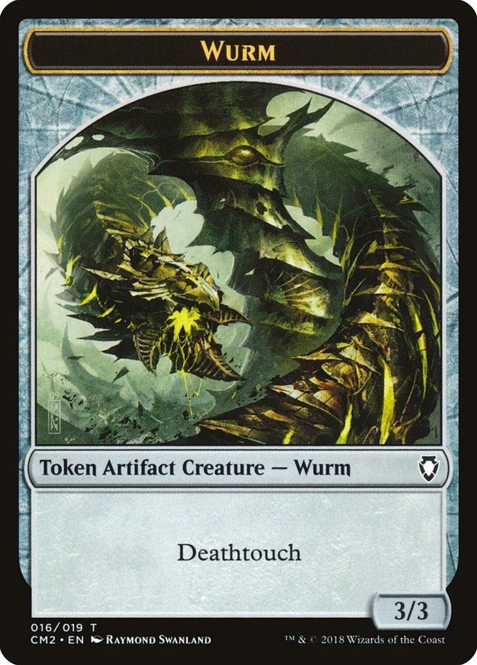 Wurm Token (016/019) [Commander Anthology Volume II Tokens] | I Want That Stuff Brandon