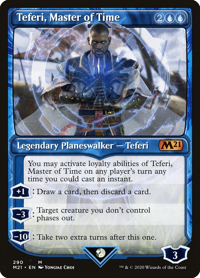 Teferi, Master of Time (Showcase) (290) [Core Set 2021] | I Want That Stuff Brandon