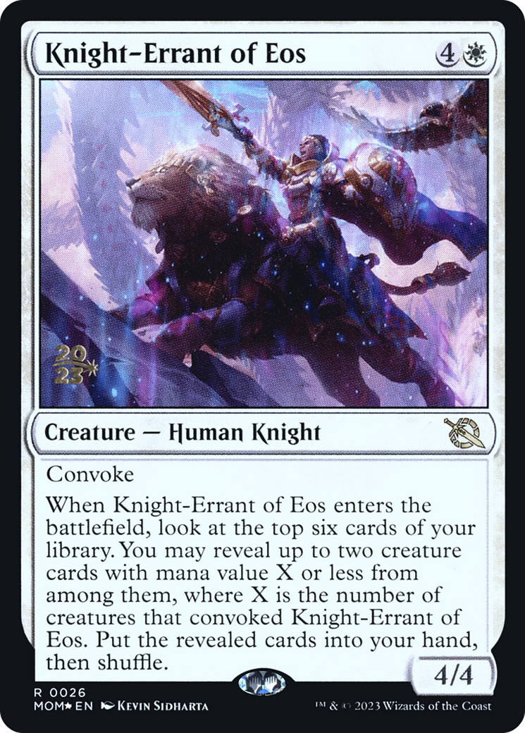 Knight-Errant of Eos [March of the Machine Prerelease Promos] | I Want That Stuff Brandon