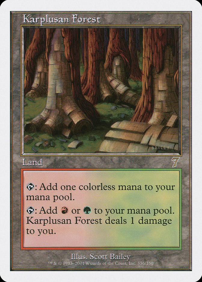 Karplusan Forest [Seventh Edition] | I Want That Stuff Brandon