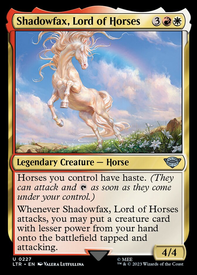 Shadowfax, Lord of Horses [The Lord of the Rings: Tales of Middle-Earth] | I Want That Stuff Brandon