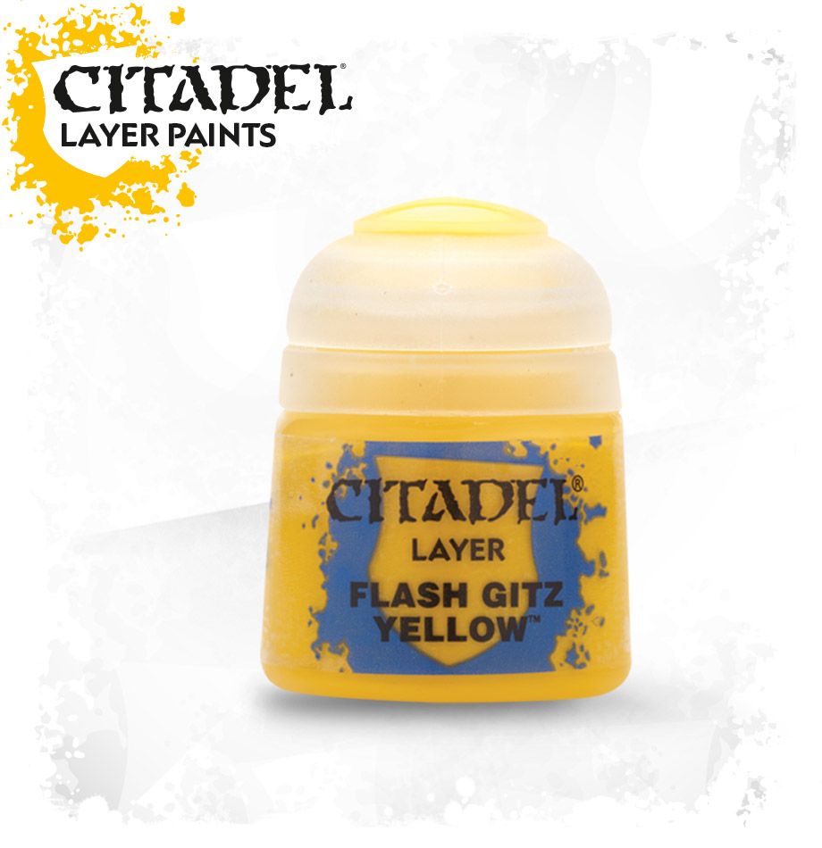 Flash Gitz Yellow Citadel Layer Paint | I Want That Stuff Brandon