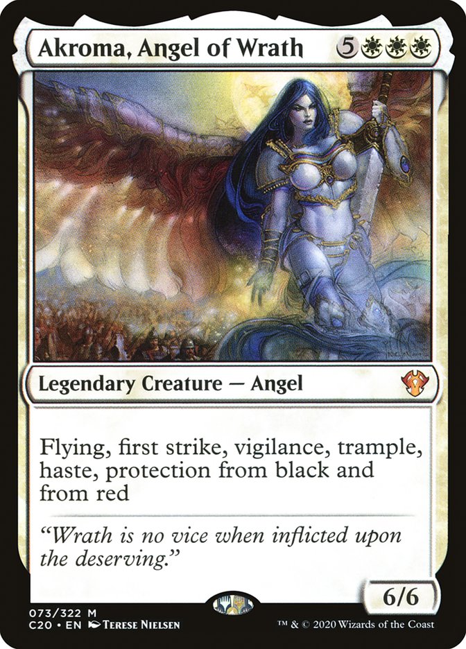 Akroma, Angel of Wrath [Commander 2020] | I Want That Stuff Brandon