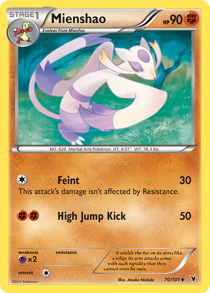 Mienshao (70/101) [Black & White: Noble Victories] | I Want That Stuff Brandon