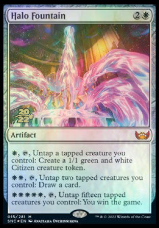 Halo Fountain [Streets of New Capenna Prerelease Promos] | I Want That Stuff Brandon