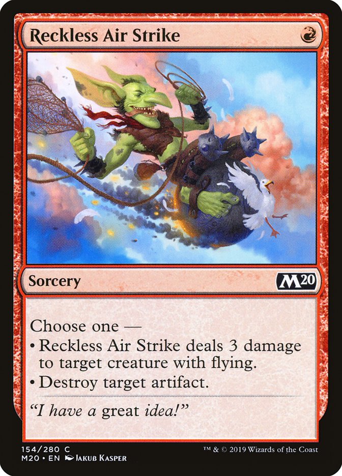 Reckless Air Strike [Core Set 2020] | I Want That Stuff Brandon