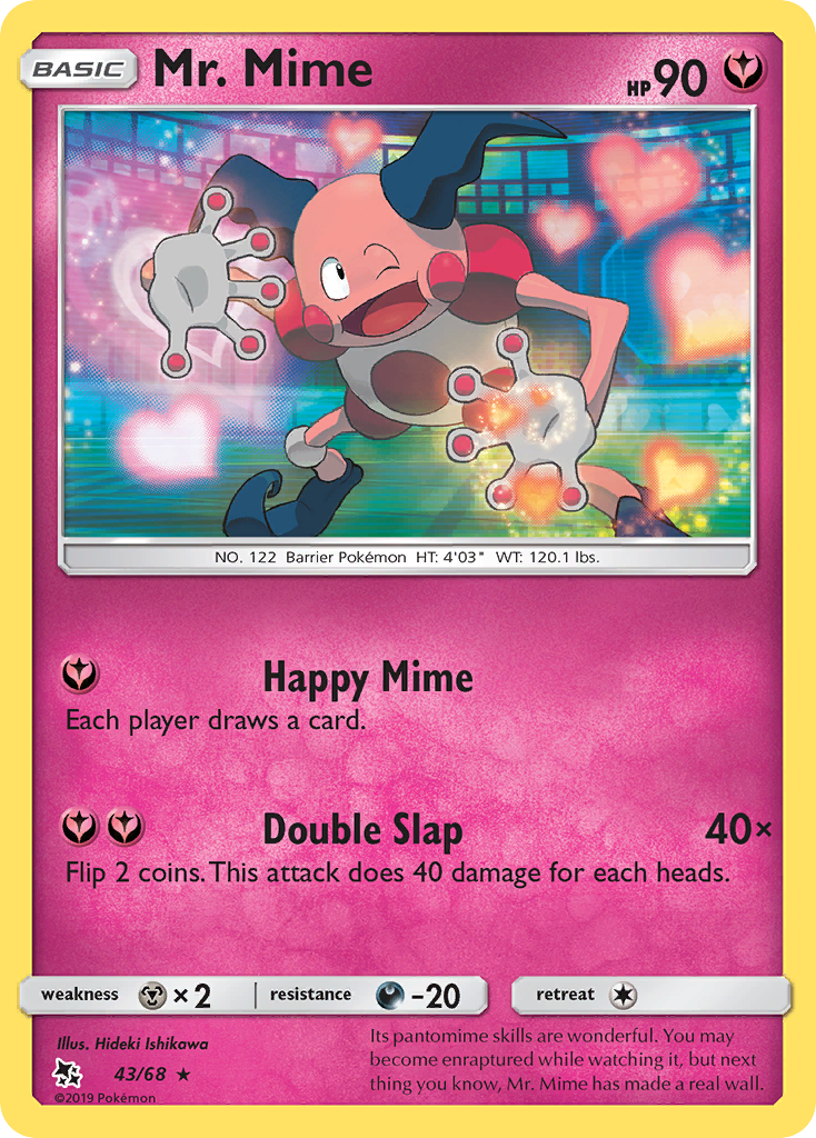 Mr. Mime (43/68) [Sun & Moon: Hidden Fates] | I Want That Stuff Brandon