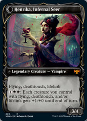 Henrika Domnathi // Henrika, Infernal Seer (Showcase Fang Frame) [Innistrad: Crimson Vow] | I Want That Stuff Brandon