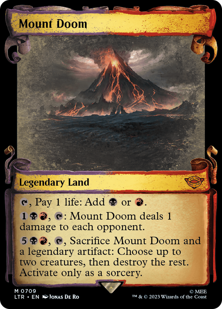 Mount Doom [The Lord of the Rings: Tales of Middle-Earth Showcase Scrolls] | I Want That Stuff Brandon