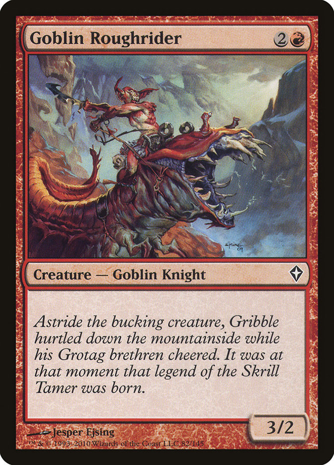 Goblin Roughrider [Worldwake] | I Want That Stuff Brandon