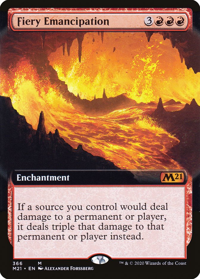 Fiery Emancipation (Extended Art) [Core Set 2021] | I Want That Stuff Brandon