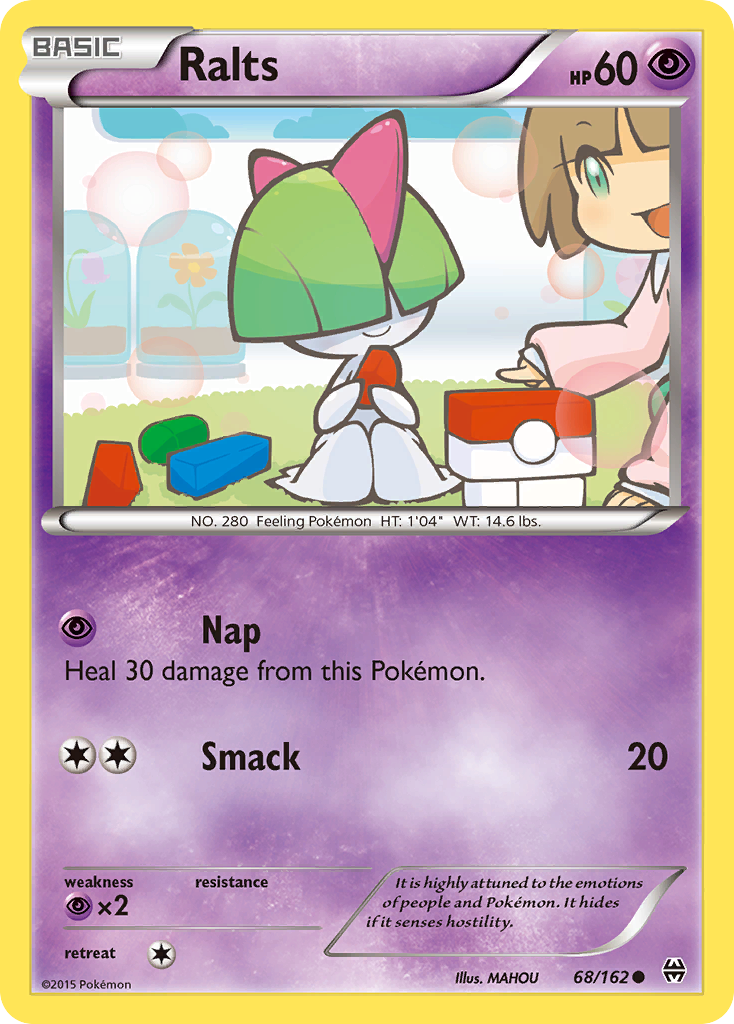 Ralts (68/162) [XY: BREAKthrough] | I Want That Stuff Brandon