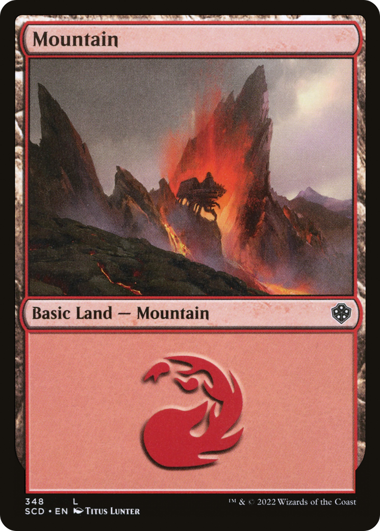 Mountain (348) [Starter Commander Decks] | I Want That Stuff Brandon