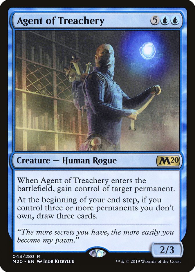 Agent of Treachery [Core Set 2020] | I Want That Stuff Brandon