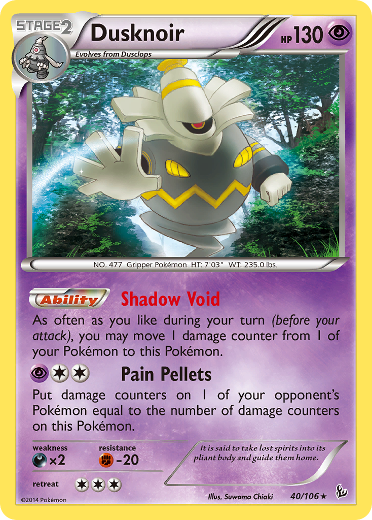 Dusknoir (40/106) [XY: Flashfire] | I Want That Stuff Brandon