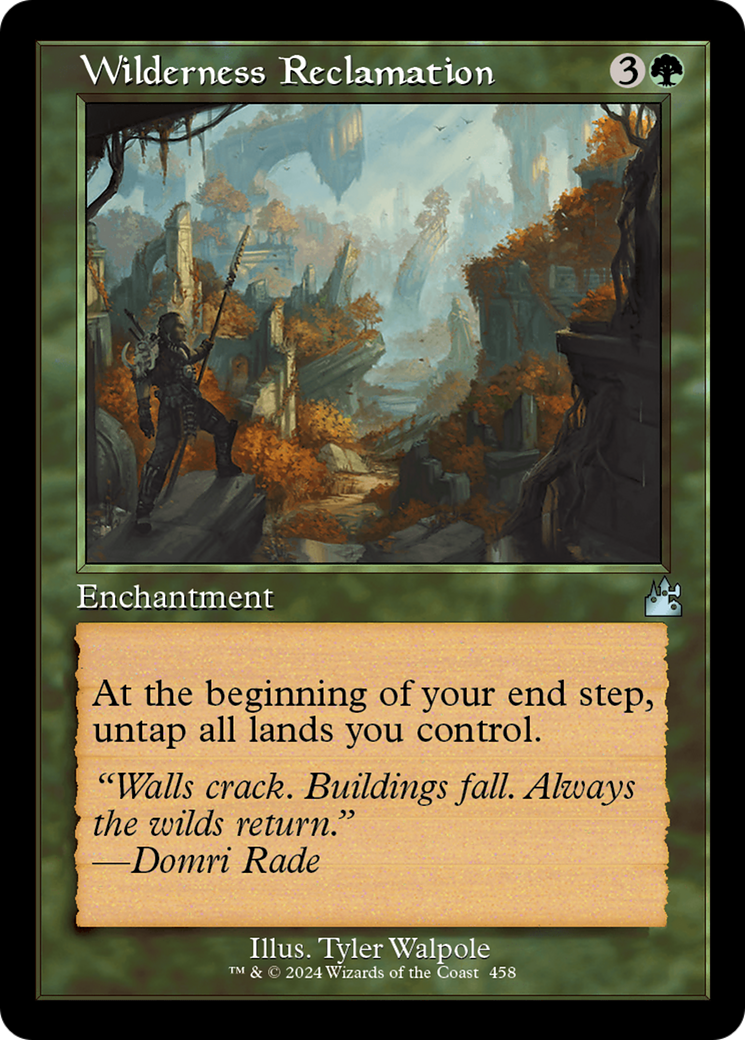 Wilderness Reclamation [Ravnica Remastered] | I Want That Stuff Brandon