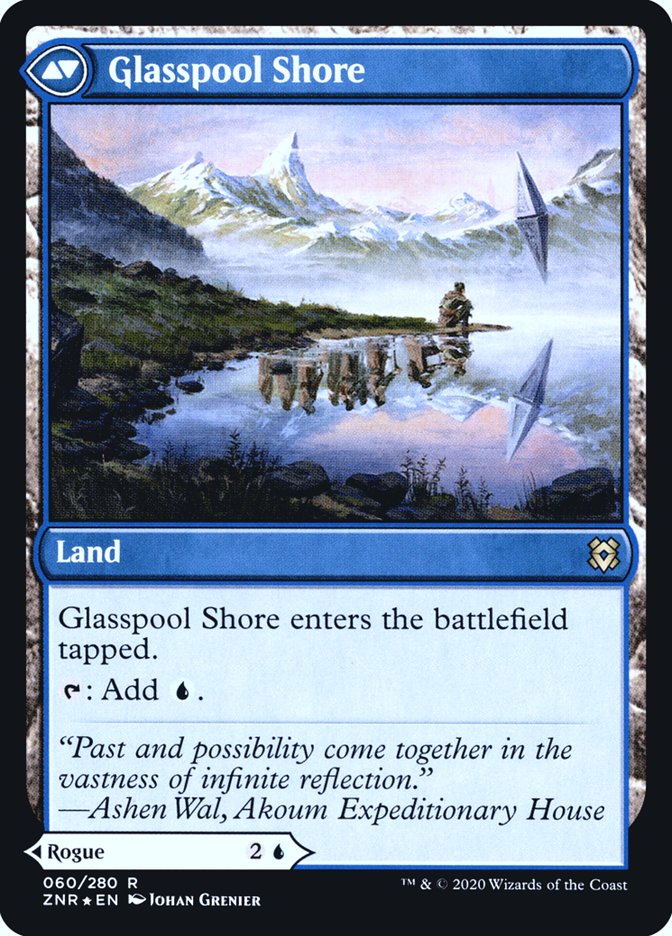 Glasspool Mimic // Glasspool Shore [Zendikar Rising Prerelease Promos] | I Want That Stuff Brandon