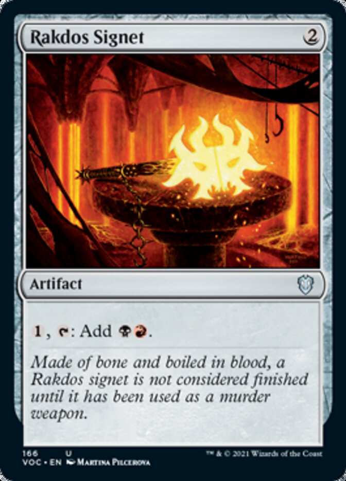 Rakdos Signet [Innistrad: Crimson Vow Commander] | I Want That Stuff Brandon