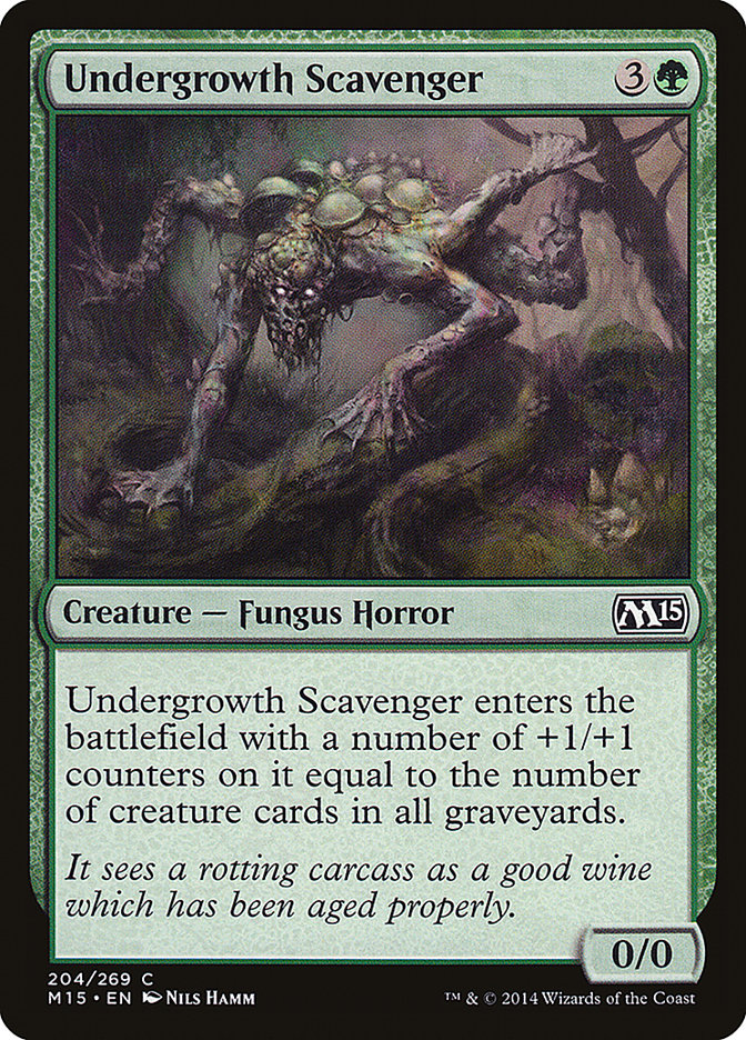 Undergrowth Scavenger [Magic 2015] | I Want That Stuff Brandon