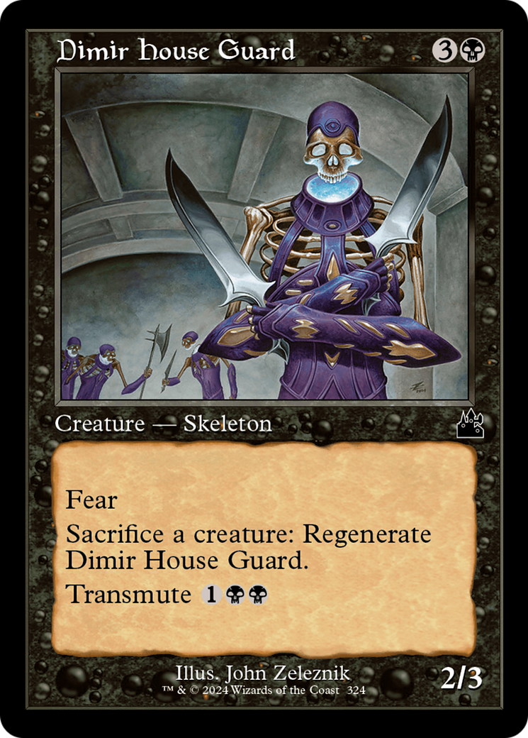 Dimir House Guard (Retro Frame) [Ravnica Remastered] | I Want That Stuff Brandon