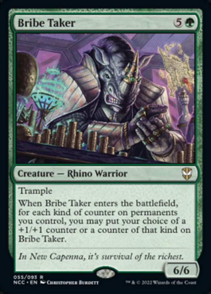 Bribe Taker [Streets of New Capenna Commander] | I Want That Stuff Brandon