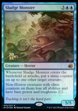 Sludge Monster [Innistrad: Midnight Hunt Prerelease Promos] | I Want That Stuff Brandon