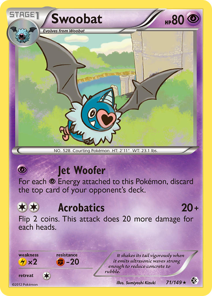 Swoobat (71/149) [Black & White: Boundaries Crossed] | I Want That Stuff Brandon