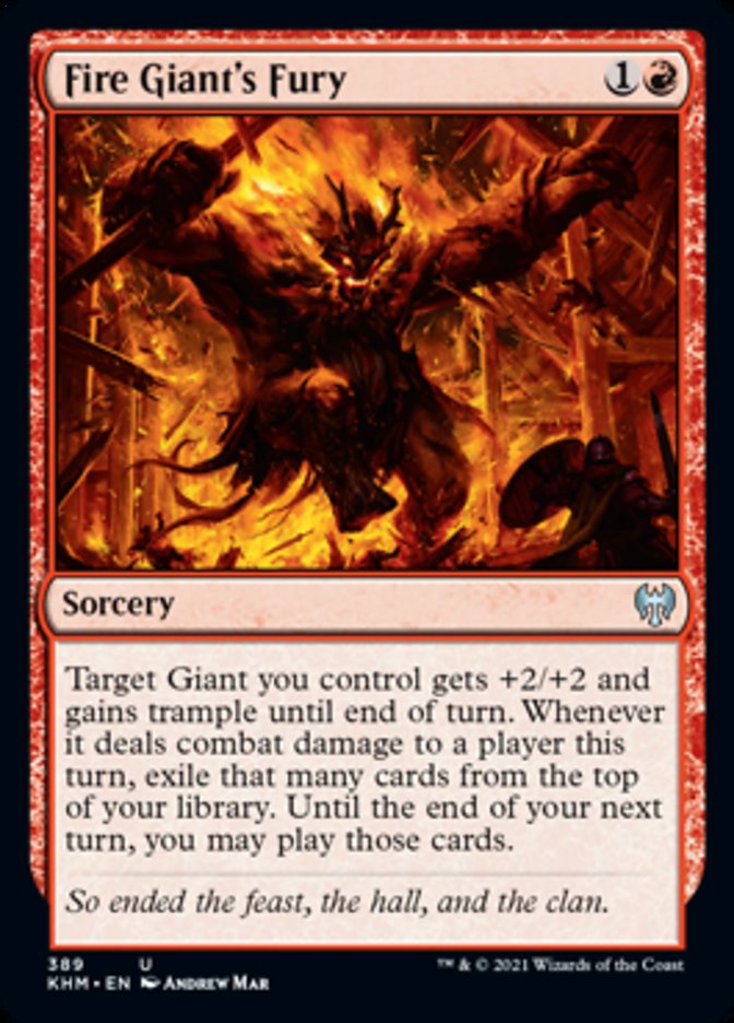 Fire Giant's Fury [Kaldheim] | I Want That Stuff Brandon