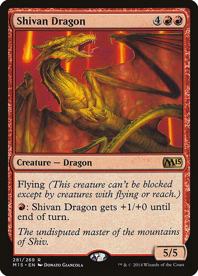 Shivan Dragon [Magic 2015] | I Want That Stuff Brandon