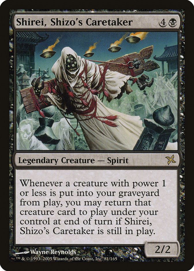 Shirei, Shizo's Caretaker [Betrayers of Kamigawa] | I Want That Stuff Brandon