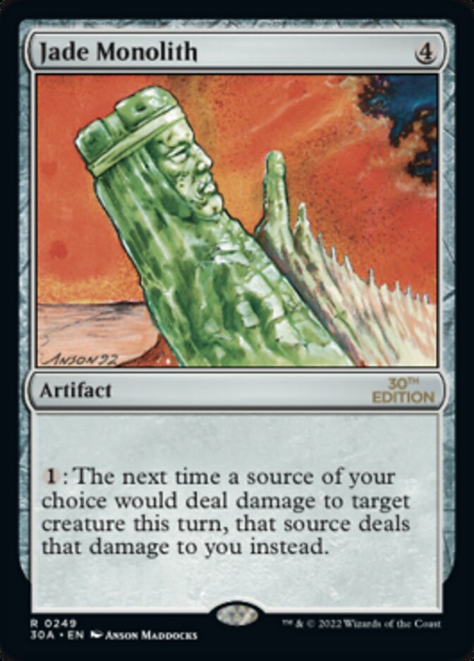 Jade Monolith [30th Anniversary Edition] | I Want That Stuff Brandon