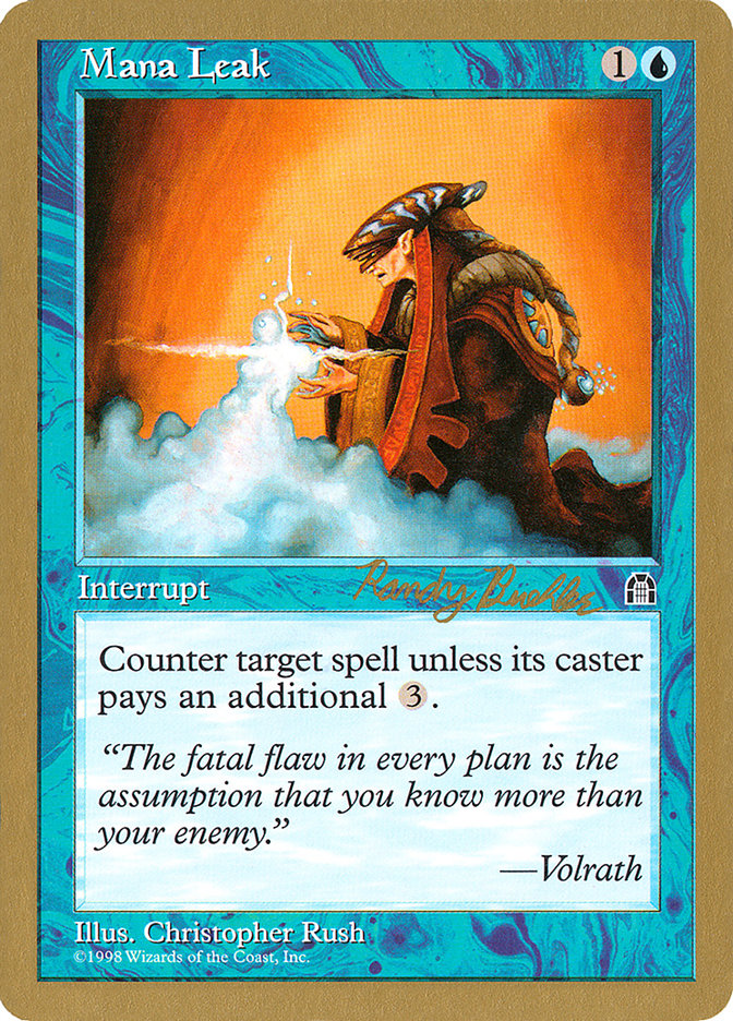 Mana Leak (Randy Buehler) [World Championship Decks 1998] | I Want That Stuff Brandon