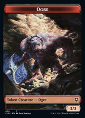 Boar // Ogre Double-Sided Token [Commander Legends: Battle for Baldur's Gate Tokens] | I Want That Stuff Brandon