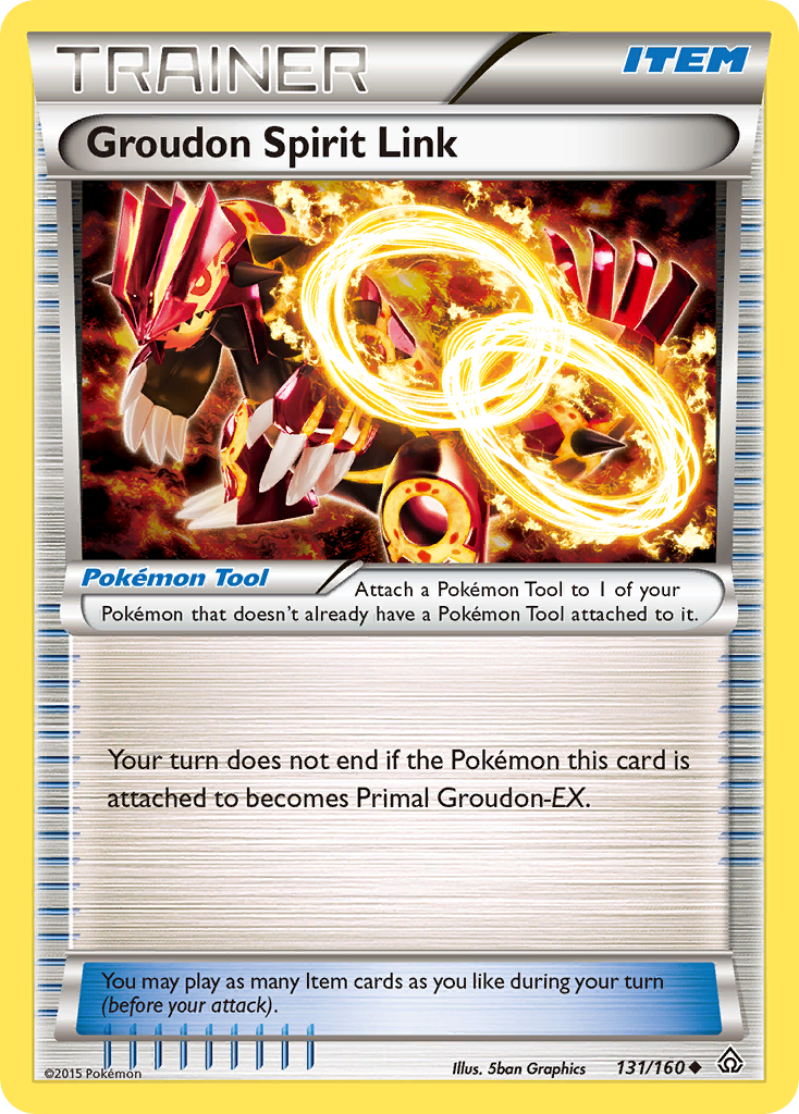 Groudon Spirit Link (131/160) [XY: Primal Clash] | I Want That Stuff Brandon