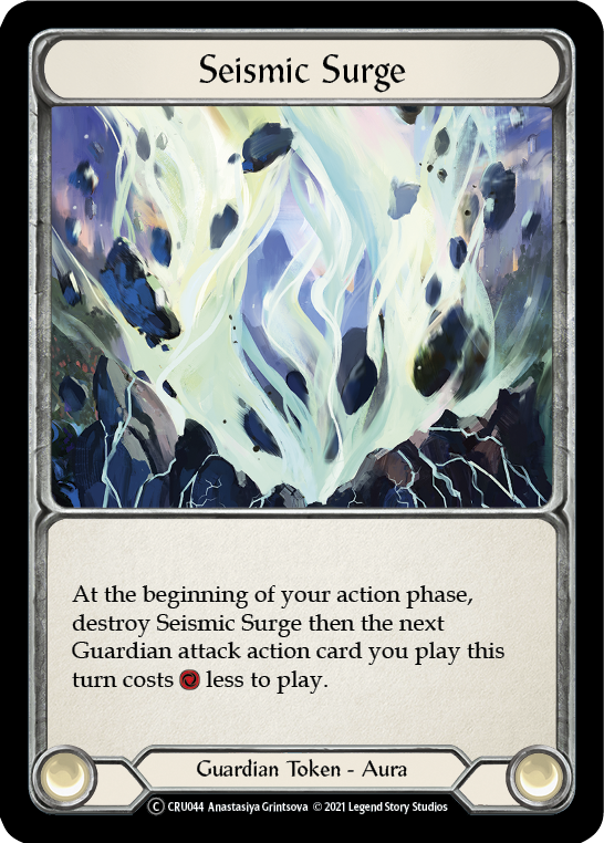 Seismic Surge (Rainbow Foil) [CRU044-RF] Unlimited Rainbow Foil | I Want That Stuff Brandon