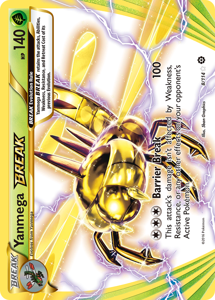 Yanmega BREAK (8/114) [XY: Steam Siege] | I Want That Stuff Brandon