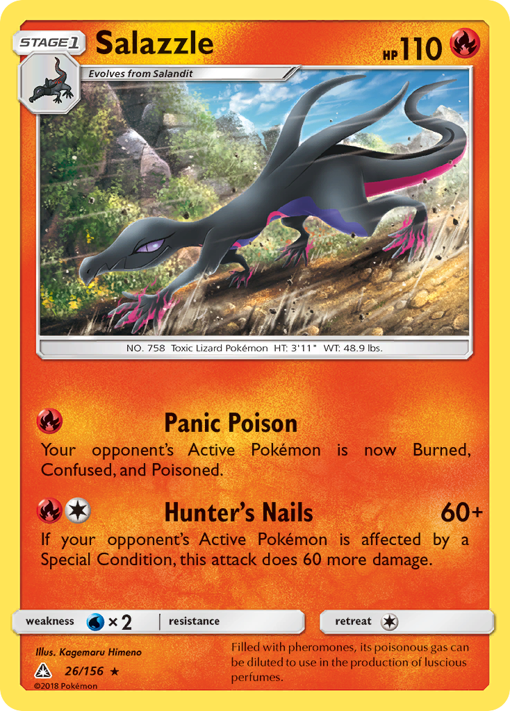 Salazzle (26/156) [Sun & Moon: Ultra Prism] | I Want That Stuff Brandon