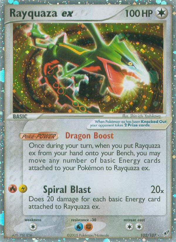 Rayquaza ex (102/107) [EX: Deoxys] | I Want That Stuff Brandon