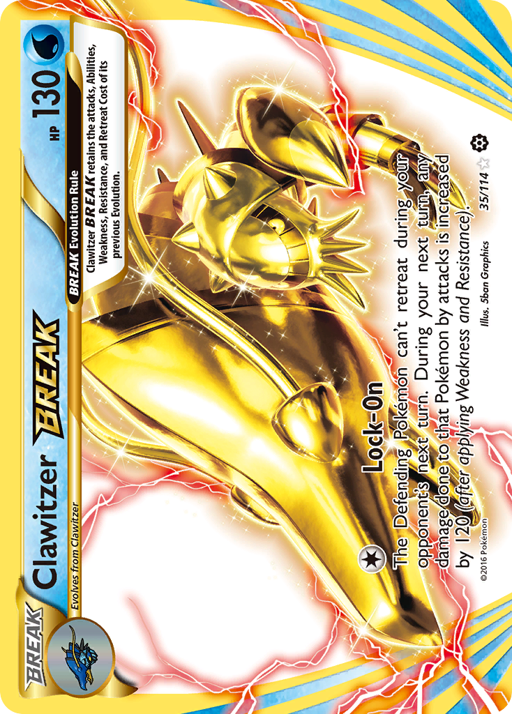 Clawitzer BREAK (35/114) [XY: Steam Siege] | I Want That Stuff Brandon