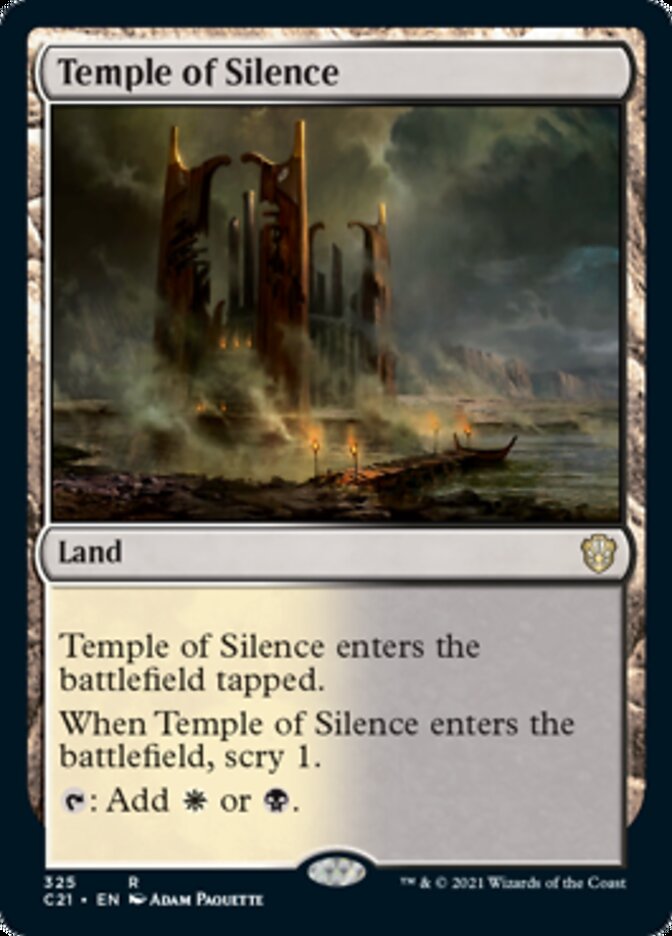 Temple of Silence [Commander 2021] | I Want That Stuff Brandon