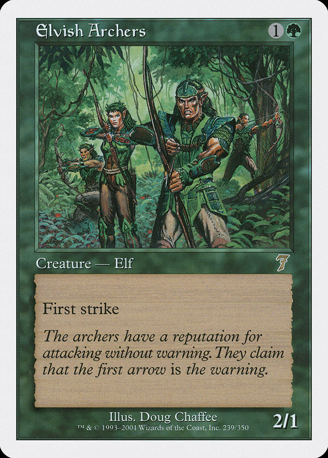 Elvish Archers [Seventh Edition] | I Want That Stuff Brandon